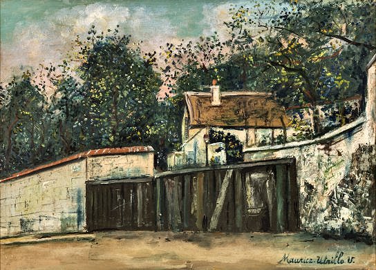 Maurice Utrillo, Rue Becquerel a Montmarte 